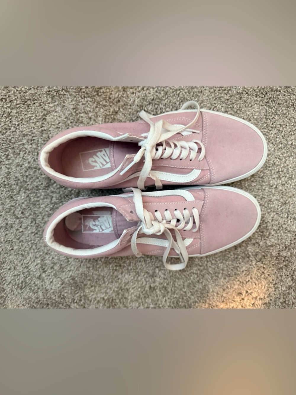 Vans Old Skool Stackform Platform Sneakers Pastel Pink Purple Womens Size 9 - Picture 2 of 4